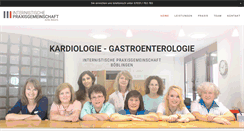 Desktop Screenshot of kardio-gastro-praxis.de