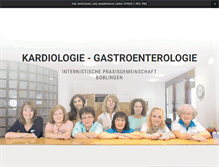 Tablet Screenshot of kardio-gastro-praxis.de